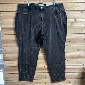 Cato Skinny Jeans with Textured Fabric